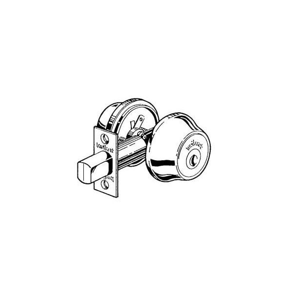 Double Cylinder Deadbolt from the 660 Series Satin Chrome